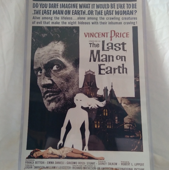 "The Last Man On Earth" Horror Science Fiction Movie Poster - Picture 7 of 7